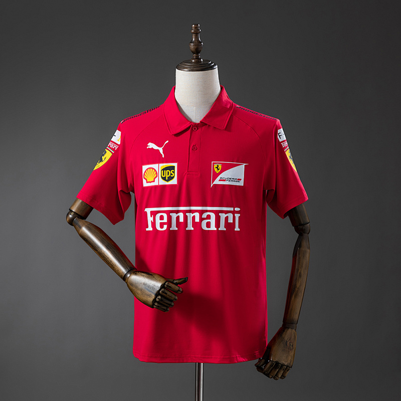 Scuderia Ferrari F1 2025 Red Polo S-3XL-76481679